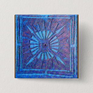 BÓTON QUADRADO 5.08CM ESTRELA DE MANHÃ