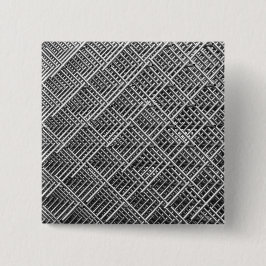 Bóton Quadrado 5.08cm Estrutura de metal complexa