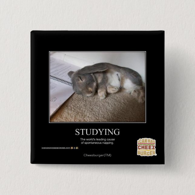 Bóton Quadrado 5.08cm Estudo (Frente)