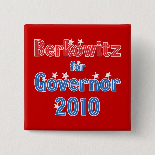 Bóton Quadrado 5.08cm Ethan Berkowitz para o design da estrela do (Frente)