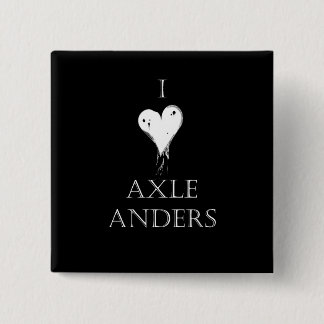Bóton Quadrado 5.08cm "Eu amo Pin de Anders do eixo"
