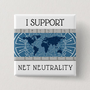 BÓTON QUADRADO 5.08CM EU APOIO O BOTÃO LÍQUIDO DA NEUTRALIDADE