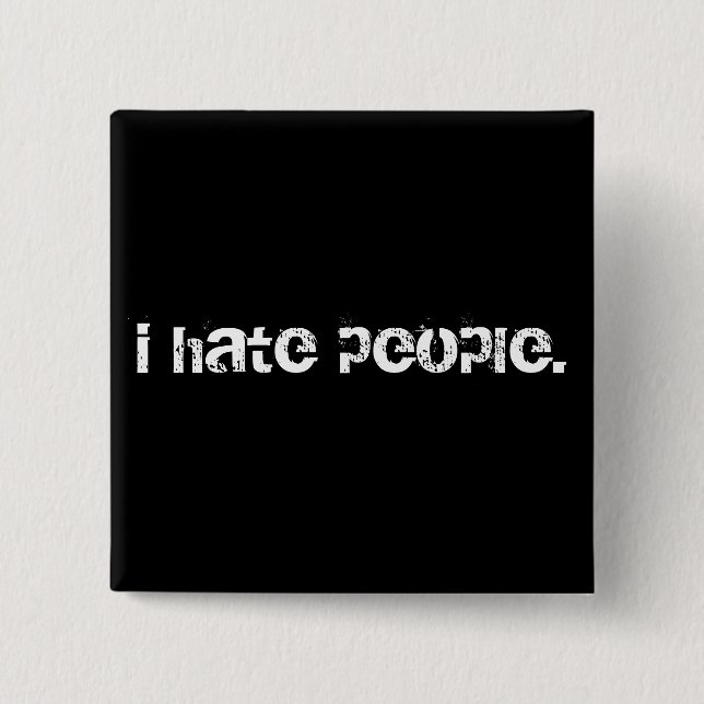 Bóton Quadrado 5.08cm eu deio povos (Frente)