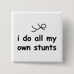 Bóton Quadrado 5.08cm Eu faço todos meus próprios conluios