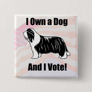 Bóton Quadrado 5.08cm eu possuo um botão quadrado de Beardie