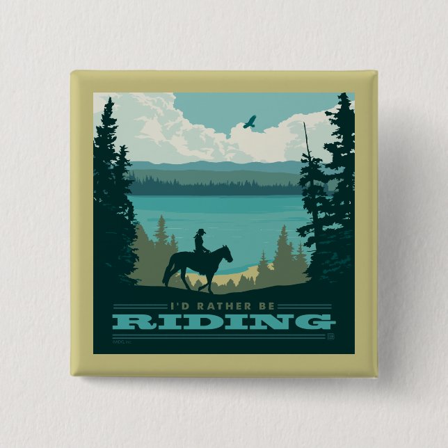 Bóton Quadrado 5.08cm Eu Preferencialmente Andando (Frente)