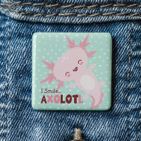 Eu Sorrio Muito Kawaii Axolotl Personalizado