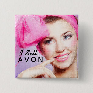 Bóton Quadrado 5.08cm Eu vendo o botão quadrado de Avon