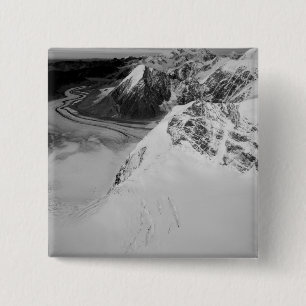 Bóton Quadrado 5.08cm EUA, Alasca, Parque Nacional Denali, Vista aérea
