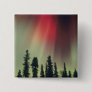 Bóton Quadrado 5.08cm EUA, área de Fairbanks, Alaska Central, Aurora