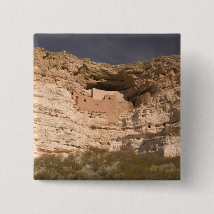 Bóton Quadrado 5.08cm EUA, Arizona, Camp Verde: Castelo de Montezuma