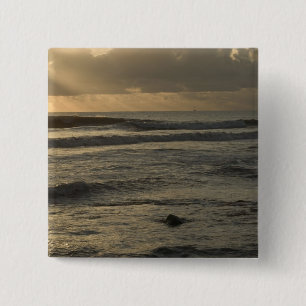 Bóton Quadrado 5.08cm EUA, Havaí, Kauai, costa sudoeste, perto de Waimea