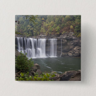 Bóton Quadrado 5.08cm EUA - Kentucky. Cumberland Falls no