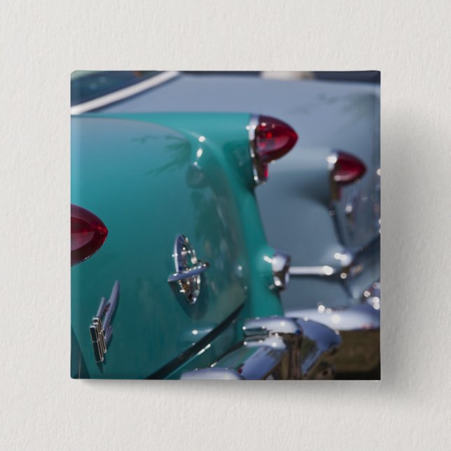 Bóton Quadrado 5.08cm EUA, Massachusetts, Gloucester. Década de 1950 (Frente)