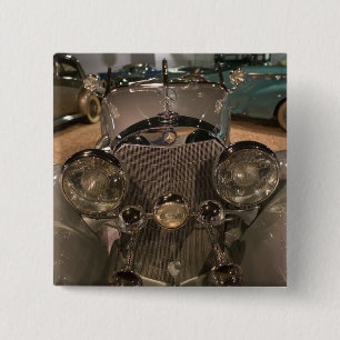 Bóton Quadrado 5.08cm EUA, Nevada_Reno: Museu Nacional do Automóvel 2