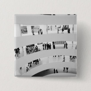 Bóton Quadrado 5.08cm EUA, Nova York, Cidade de Nova York: O Guggenheim