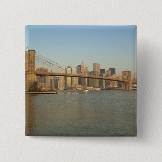 Bóton Quadrado 5.08cm EUA, Nova York, Nova Iorque, Manhattan:13 (Frente)