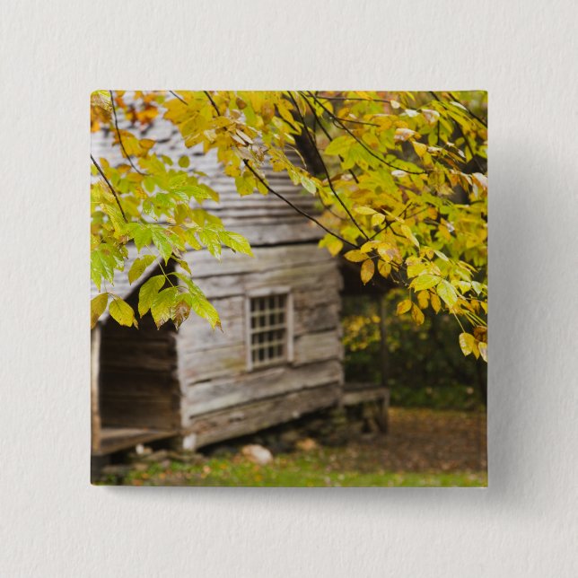 Bóton Quadrado 5.08cm EUA, Tennessee, Gatlinburg. Enfumaçado Excelente (Frente)