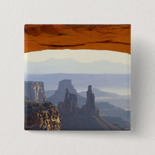 Bóton Quadrado 5.08cm EUA, Utah, Parque Nacional Canyonlands, Vista de