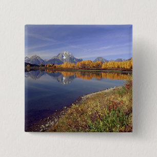 Bóton Quadrado 5.08cm EUA, Wyoming, Parque Nacional Grand Teton. Mt. 2