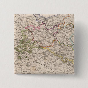 Bóton Quadrado 5.08cm Europa, Alemanha, Polônia