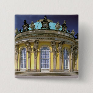 Bóton Quadrado 5.08cm Europa, Alemanha, Potsdam. Parque Sanssouci, 2