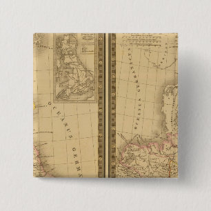 Bóton Quadrado 5.08cm Europa Antiga 2