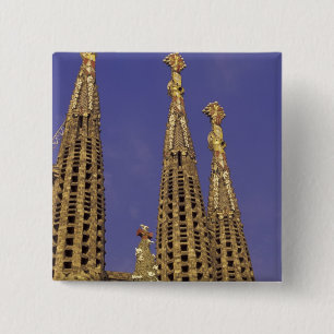 Bóton Quadrado 5.08cm Europa, Espanha, Barcelona Sagrada Familia