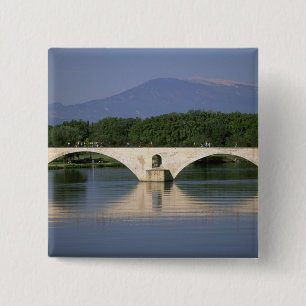 Bóton Quadrado 5.08cm Europa, França, Provença, Avinhão. Pont St