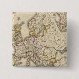 Bóton Quadrado 5.08cm Europa histórica