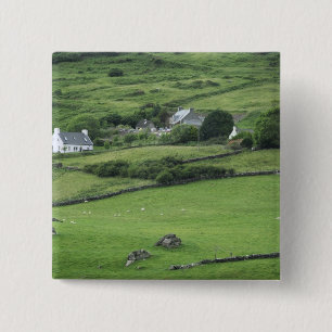 Bóton Quadrado 5.08cm Europa, Irlanda, Condado de Kerry, Ring of Kerry.