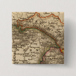 Bóton Quadrado 5.08cm Europa Oriental