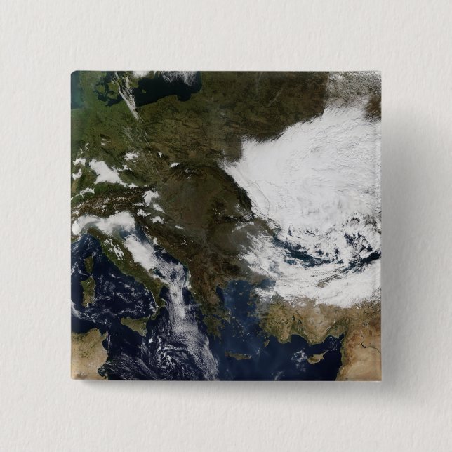 Bóton Quadrado 5.08cm Europa Oriental e Meridional (Frente)