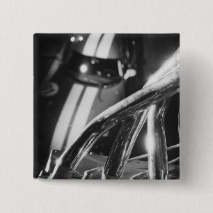 Bóton Quadrado 5.08cm Europa, Suiça, Genebra. Show Automóvel de Genebra;