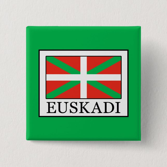 Bóton Quadrado 5.08cm Euskadi (Frente)