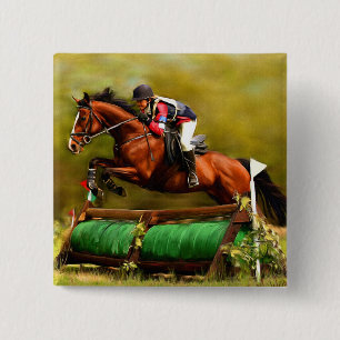 Bóton Quadrado 5.08cm Eventer - arte do cavalo