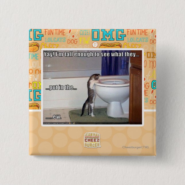 Bóton Quadrado 5.08cm ew (Frente)