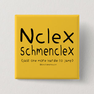 Bóton Quadrado 5.08cm Exame dos cuidados de NCLEX Schmenclex