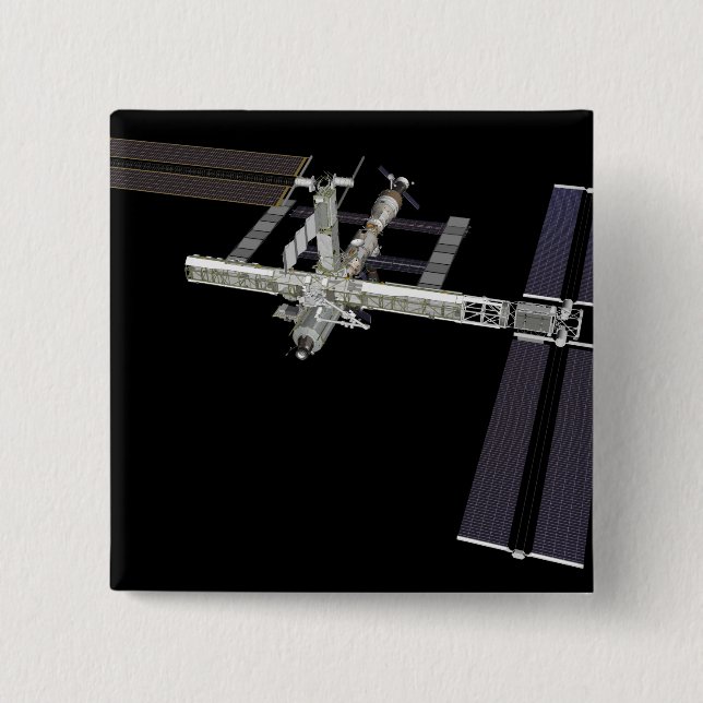 Bóton Quadrado 5.08cm Exibição gerada pelo computador 16 (Frente)