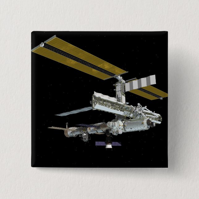 Bóton Quadrado 5.08cm Exibição gerada por computador 26 (Frente)