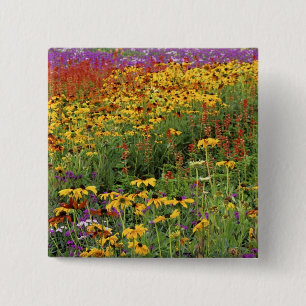 Bóton Quadrado 5.08cm Exposição de Flores nos Jardins Internacionais da