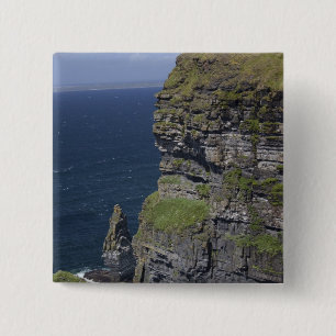 Bóton Quadrado 5.08cm Falésias de Moher e Torre de O'Brien