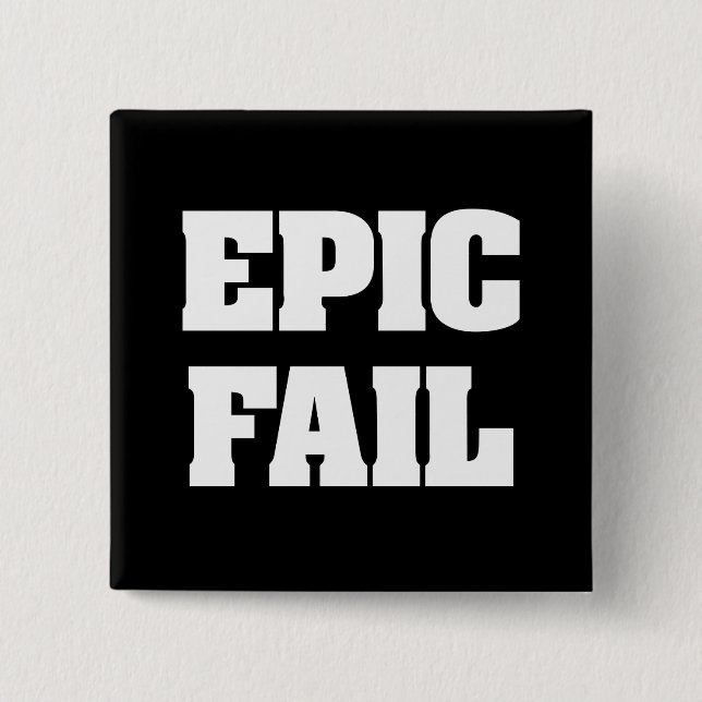 Bóton Quadrado 5.08cm Falha Epic (Frente)