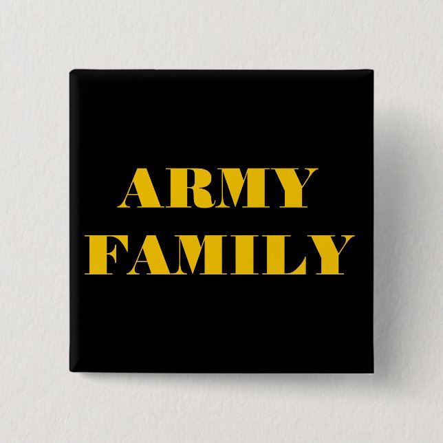 Bóton Quadrado 5.08cm Família Button Army (Frente)