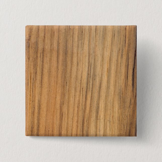 Bóton Quadrado 5.08cm Faux Rustic Barn Wood (Frente)