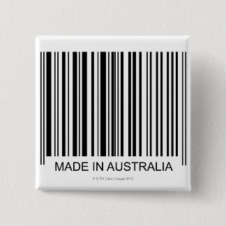 Bóton Quadrado 5.08cm Feito na Austrália