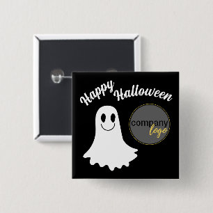 BÓTON QUADRADO 5.08CM FELIZ FANTASIA DE HALLOWEEN ADICIONAR SEU NEGÓCIO