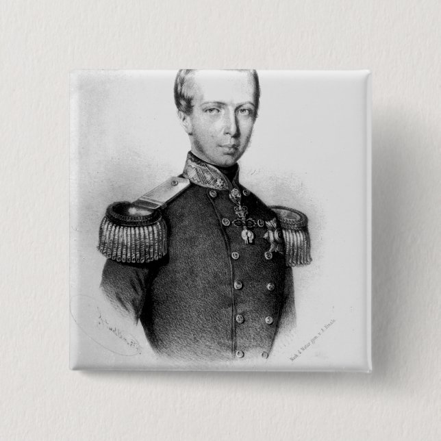 Bóton Quadrado 5.08cm Ferdinand máximo (Frente)