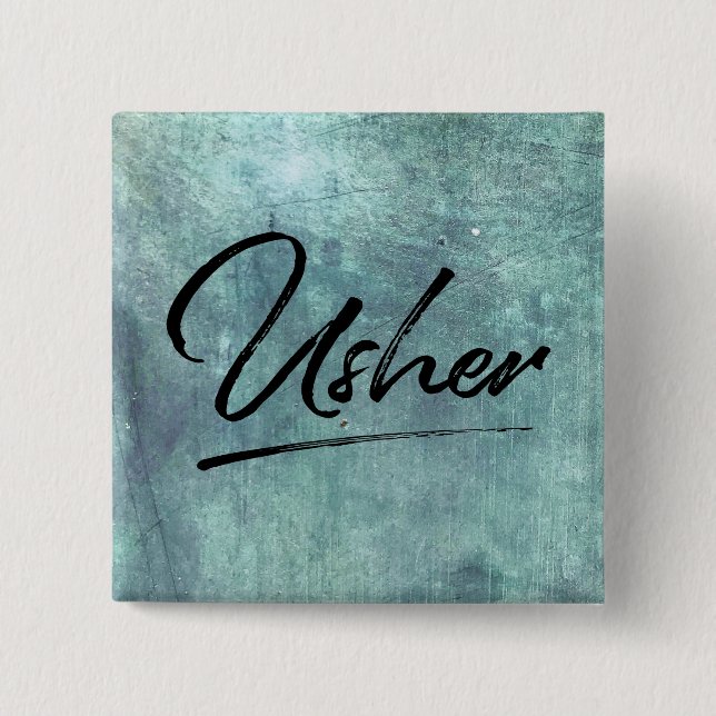 Bóton Quadrado 5.08cm Festa de casamento (Frente)