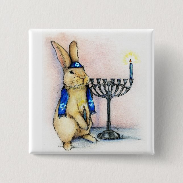 Bóton Quadrado 5.08cm Festival de luzes (Frente)